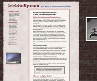 Kickbully.com(Where your fight begins) Screenshot