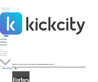 Kickcity.io(A Blockchain) Screenshot