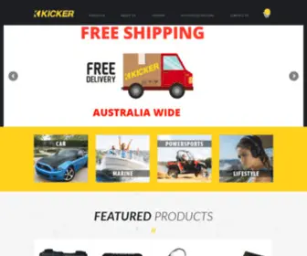 Kicker.com.au(Kicker Australia) Screenshot