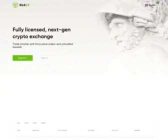 Kickex.com(KICKEX is an advanced) Screenshot