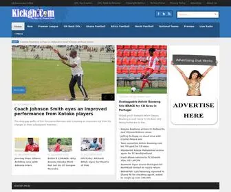 Kickgh.com(Ghana Premier League News) Screenshot