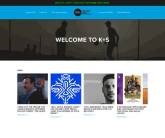 Kickingandscreening.com(Kicking + Screening) Screenshot