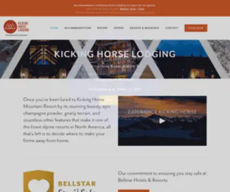 Kickinghorselodging.com(Kicking Horse Lodging) Screenshot