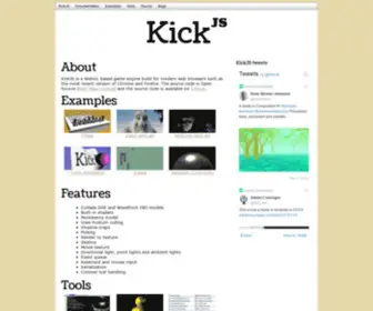 Kickjs.org(WebGL game engine) Screenshot