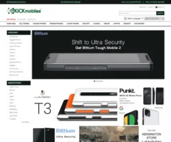 Kickmobiles.com(KICKmobiles®) Screenshot