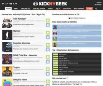 Kickmygeek.com(Actualités) Screenshot