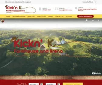 Kicknk.com(Kick'n K Farmhouse and Area) Screenshot