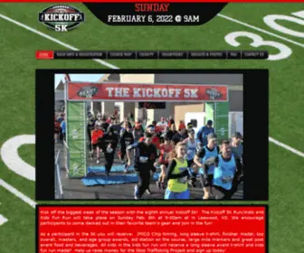 Kickoff5K.com(Kickoff 5k Kansas City) Screenshot