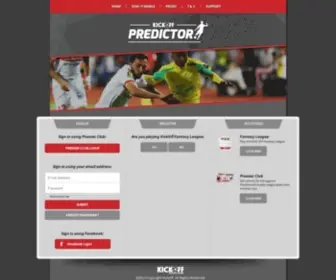 Kickoffpredictor.com Screenshot