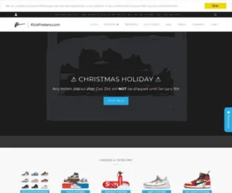 Kickposters.com(Originaly created sneaker illustrations and limited) Screenshot