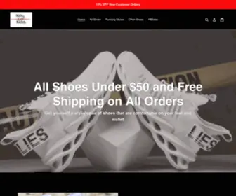 Kicks50.com(Kicks50 Shoes For Under $50) Screenshot