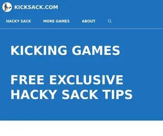 Kicksack.com(Covering Footbag) Screenshot