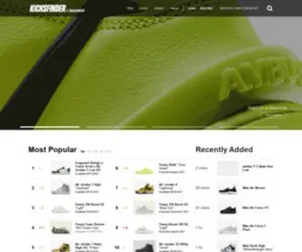 Kicksfinder.com(Kicksfinder) Screenshot