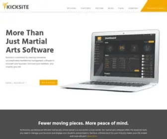 Kicksite.com(Gym management software and websites by kicksite) Screenshot