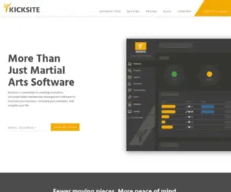 Kicksite.net(Membership Management Software (To Kickstart Your Business)) Screenshot