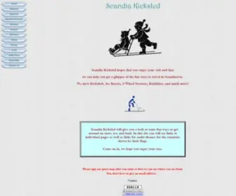 Kicksled.com(Scandia Kiclsled) Screenshot