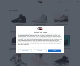 Kicksonfire.com(Sneaker News & Release Dates) Screenshot
