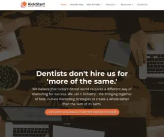 Kickstartdental.com(Dental Marketing Companies) Screenshot