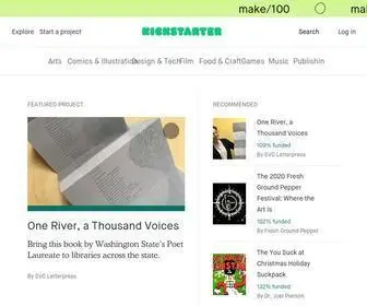 Kickstarter.com(Kickstarter) Screenshot