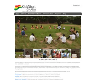 Kickstartghana.org(KickStart Ghana) Screenshot