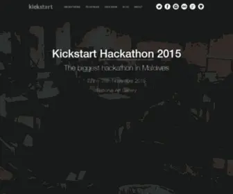 Kickstart.mv(KickStart Hackathon 2015) Screenshot