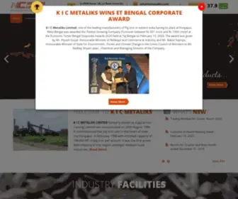 Kicmetaliks.com(K I C Metaliks Ltd) Screenshot