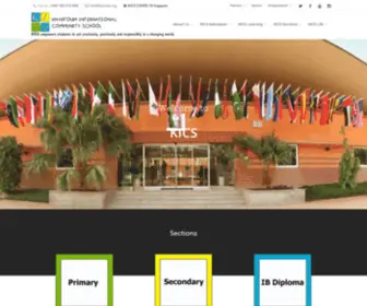 Kics.org(Khartoum International Community School) Screenshot