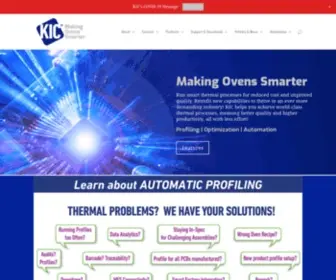 Kicthermal.com(Reflow Ovens Thermal Profiling) Screenshot