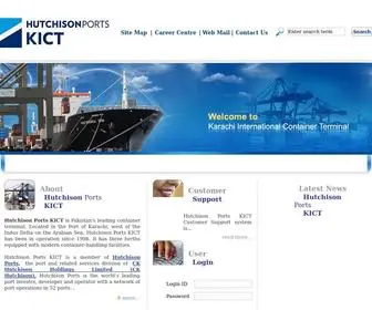 Kictl.com(Karachi International Container Terminal (KICT)) Screenshot