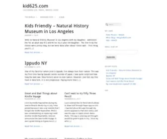 Kid625.com(California Life) Screenshot