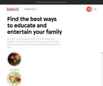 Kidadl.com(Free Ideas For Family Fun & Learning) Screenshot