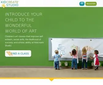 Kidcreate.com(Children's Art Classes) Screenshot