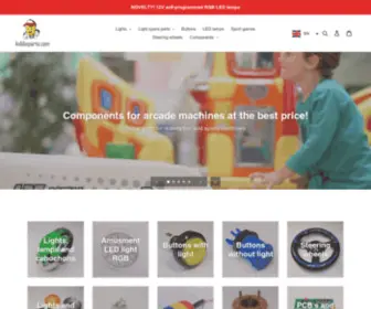 Kiddieparts.com(Recambios para atracciones de feria y equipamiento de ocio) Screenshot