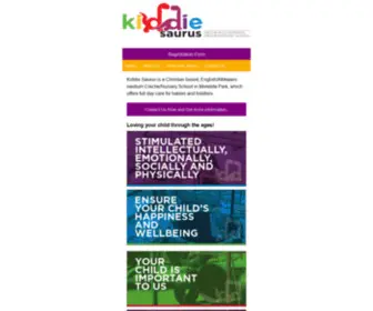Kiddiesaurus.co.za(Kiddie Saurus) Screenshot