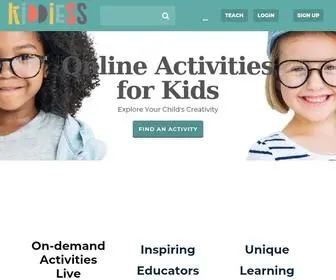 Kiddiess.com(Online live classes for kids) Screenshot