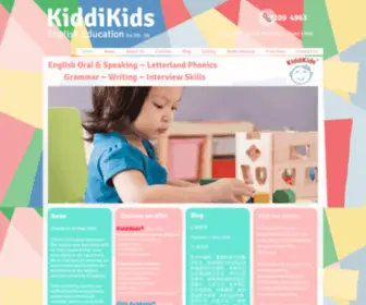 Kiddikids.com.hk(KiddiKids English Education for PN) Screenshot