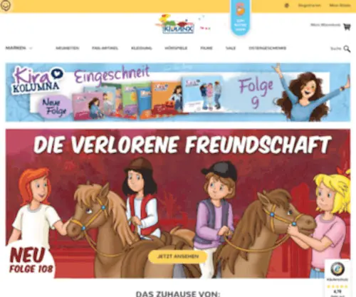 Kiddinx-Shop.de(Hörspiele für Kinder) Screenshot