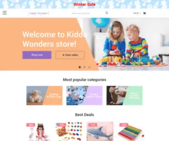 Kiddowonders.com(Online shopping for Kids & Baby Toys with free worldwide shipping) Screenshot