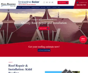 Kiddroof.com(Professional Roofing Company) Screenshot