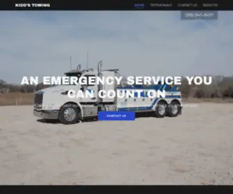 Kiddstowing.com(24/7 Wichita Towing) Screenshot