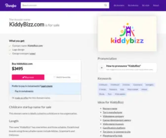 Kiddybizz.com(Designer baby clothes) Screenshot