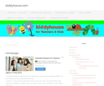Kiddyhouse.com(The Site for Kids and Teachers) Screenshot