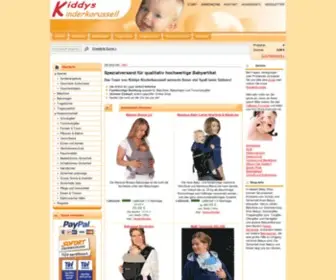 Kiddys-Kinderkarussell.de(Baby Shop für Kindersicherheit und Baby) Screenshot