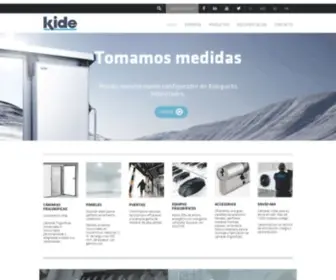 Kide.com(Fabricante de equipos frigor) Screenshot