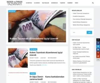 Kidemtazminati.net(Kidem tazminatı) Screenshot