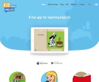 Kidfamilyenglish.com(Kid Family English) Screenshot