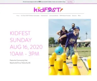 Kidfest.ca(Kidfest) Screenshot