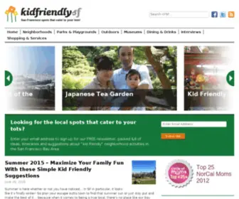 Kidfriendlysf.com(Kid Friendly San Francisco) Screenshot