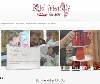 Kidfriendlythingstodo.com(Homepage of Kid Friendly Things To Do) Screenshot