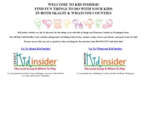 Kidinsider.com(Kidinsider) Screenshot